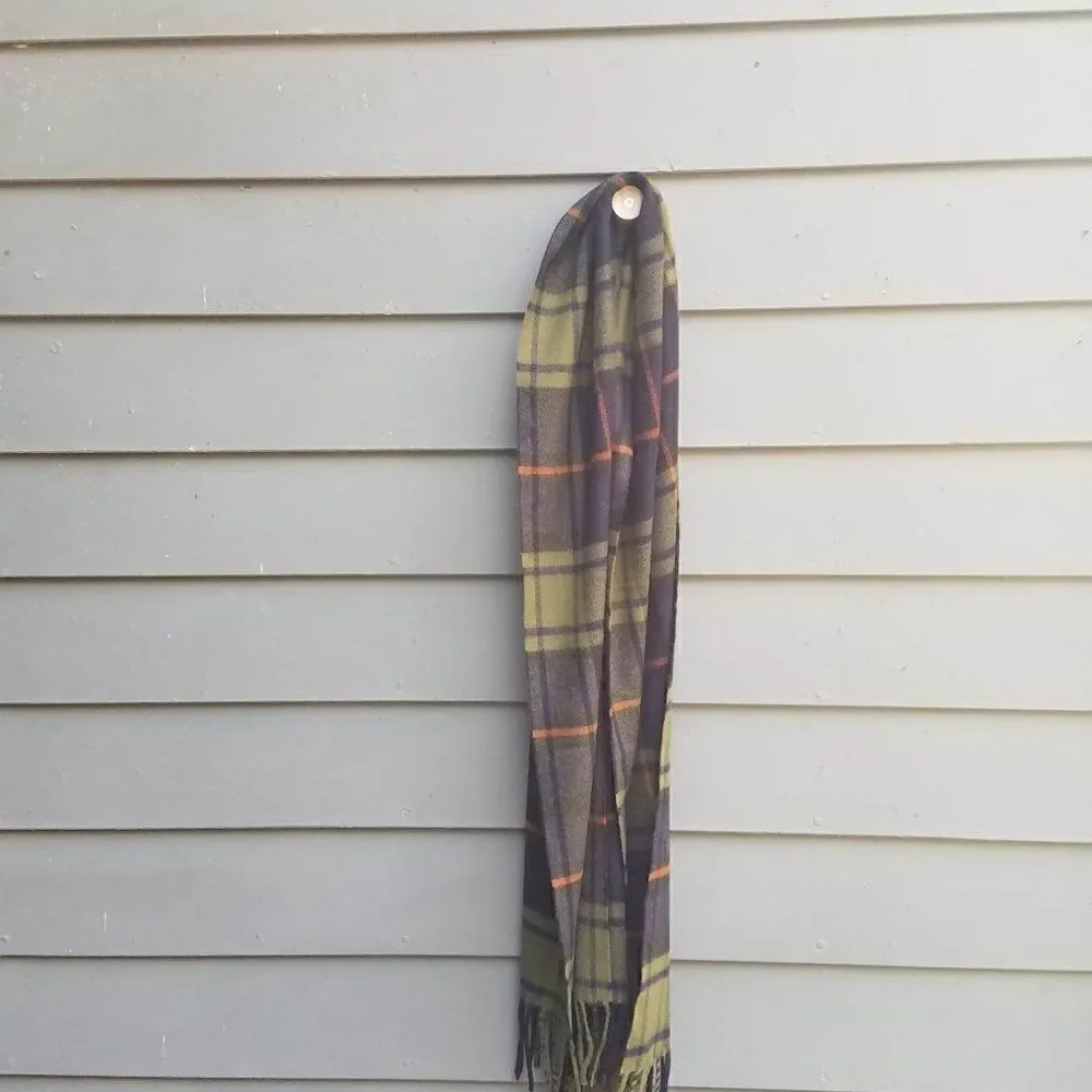 Cashluxe Acrylic Plaid Scarf